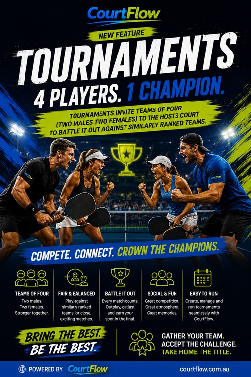 CourtFlow Tournaments