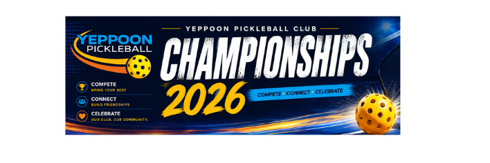 Pickleball Club Championship banner