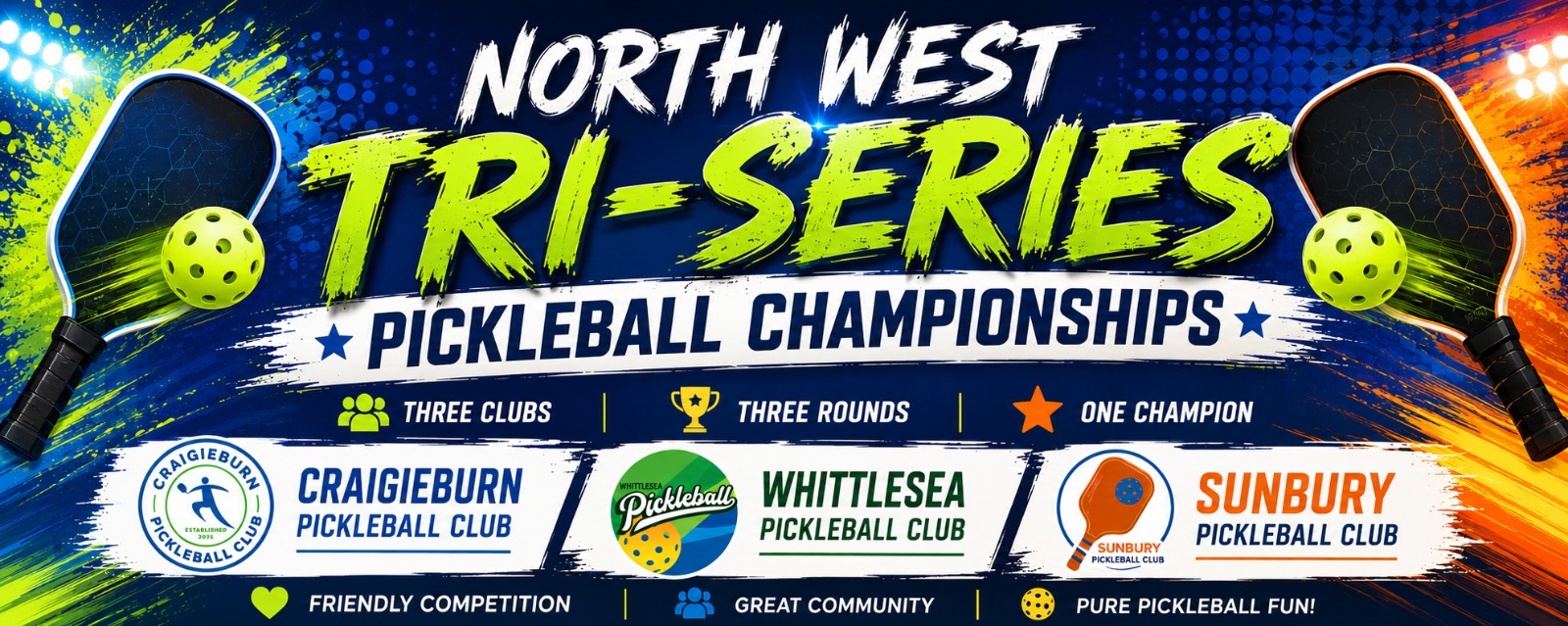 North West Tri-Series Pickleball Championships banner