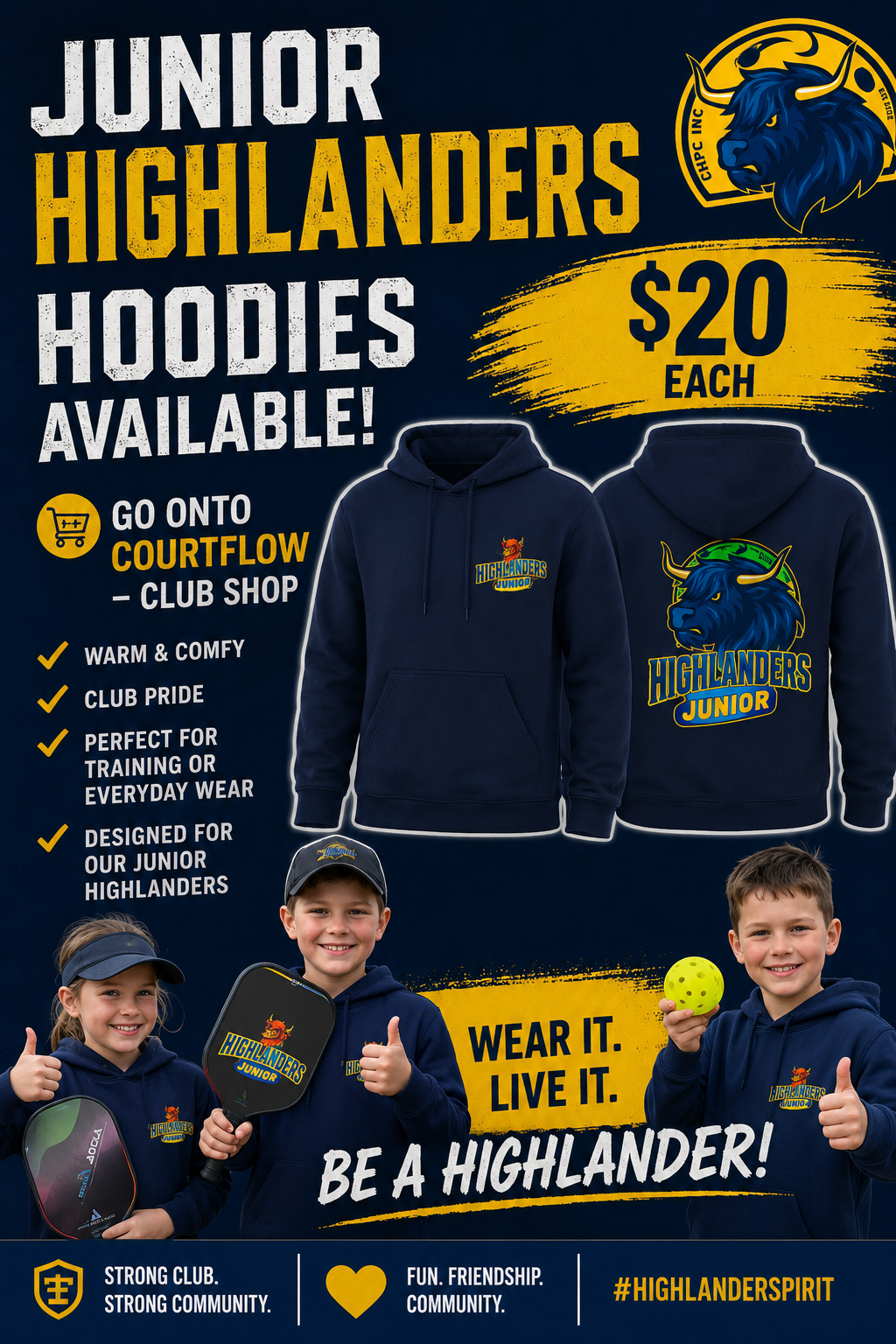 Junior Highlander Hoodie